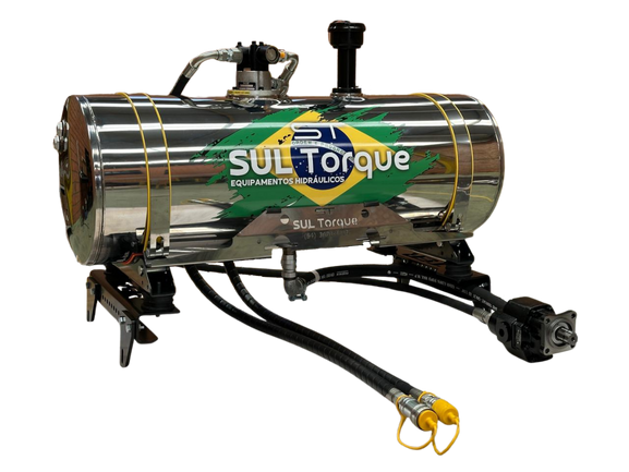 Kit Hidráulico Inox para Caçamba Basculante mangueira embutida