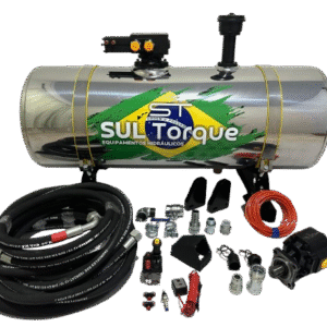 Kit Hidráulico para Caçamba Basculante - Tanque INOX