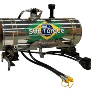 Kit Hidráulico Inox para Caçamba Basculante mangueira embutida